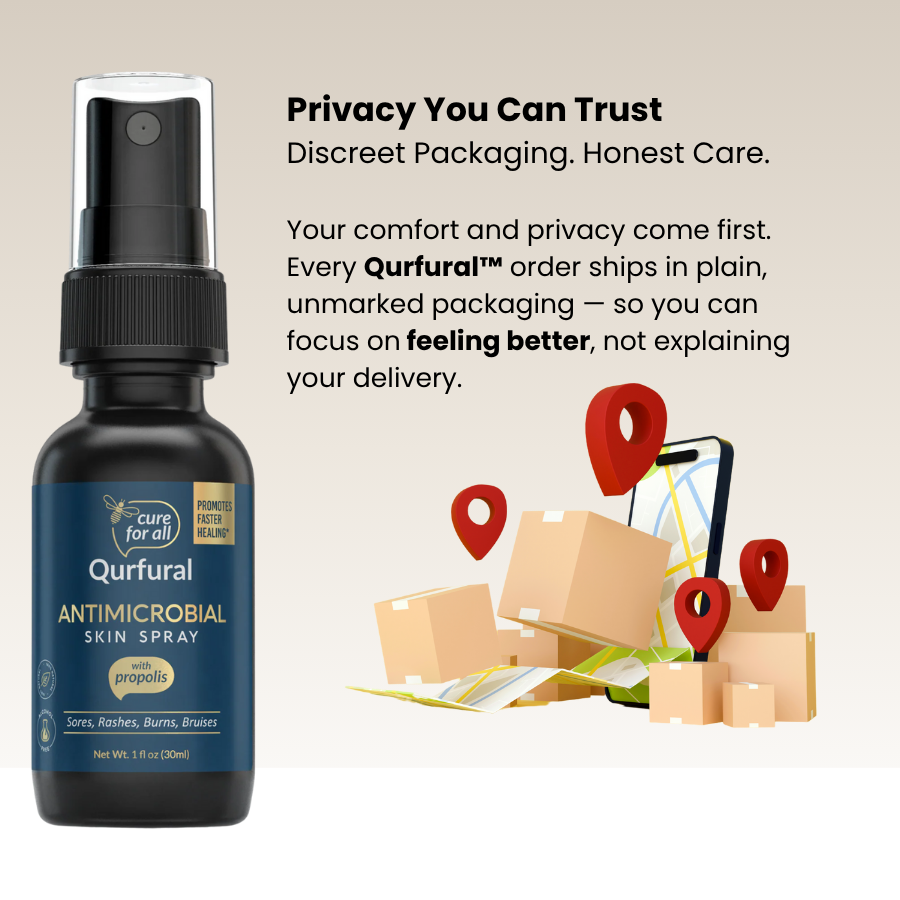 Qurfural™ Antimicrobial Skin Spray with Propolis & Hypochlorous Acid
