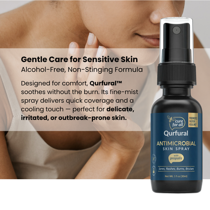 Qurfural™ Antimicrobial Skin Spray with Propolis &amp; Hypochlorous Acid